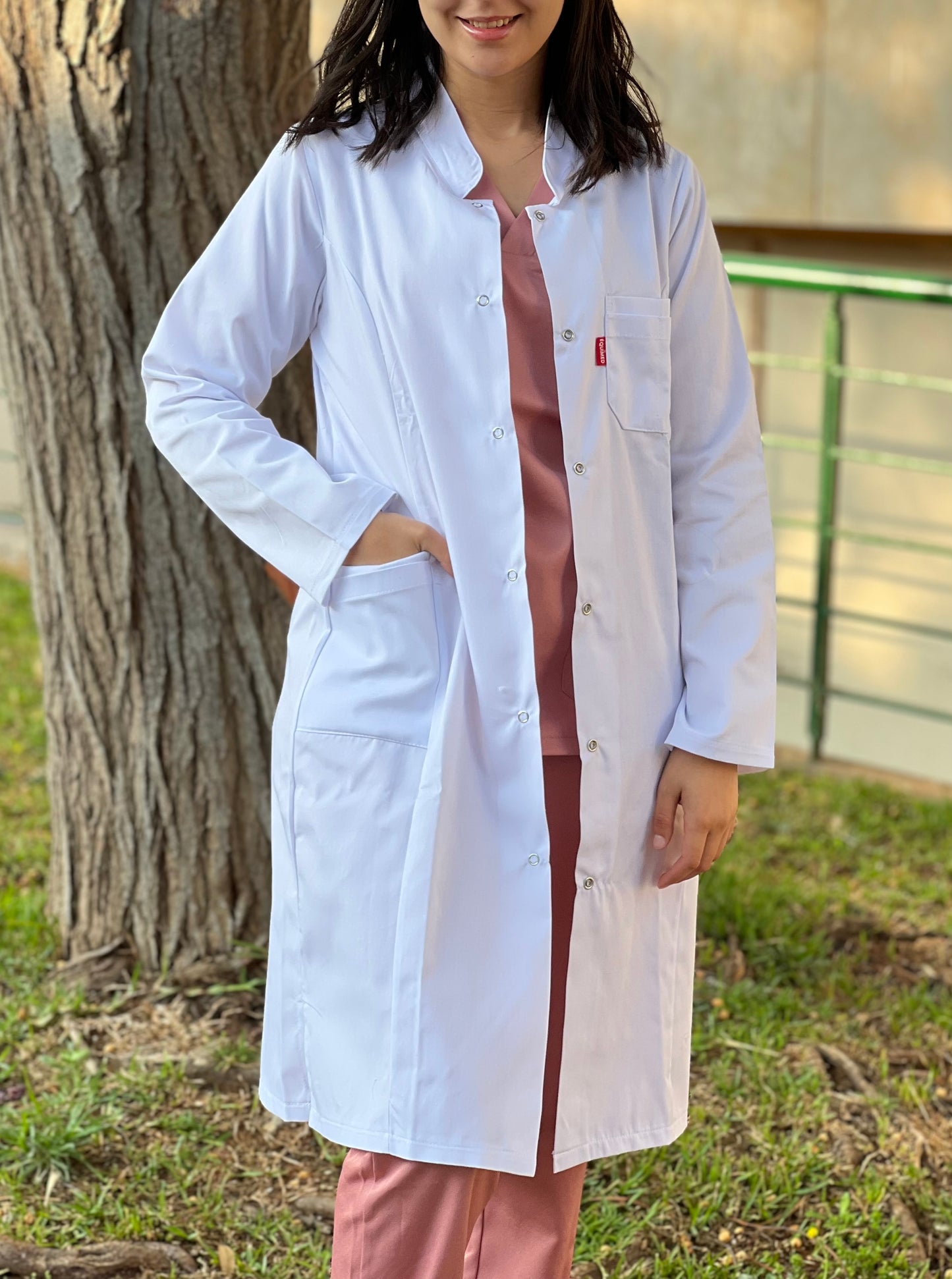 Blouse blanche avec manches longues